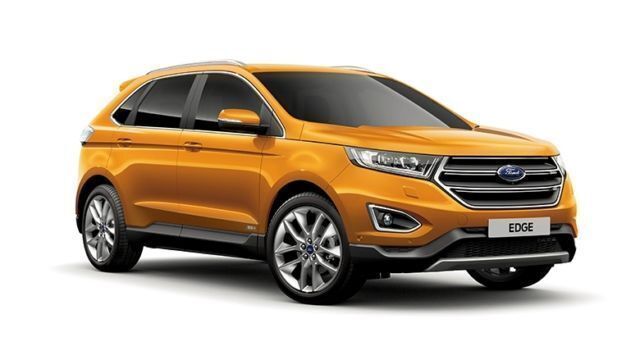 Gebraucht Ford Edge Titanium 209 PS (153 kW) 2016 Gelb metallic SUV