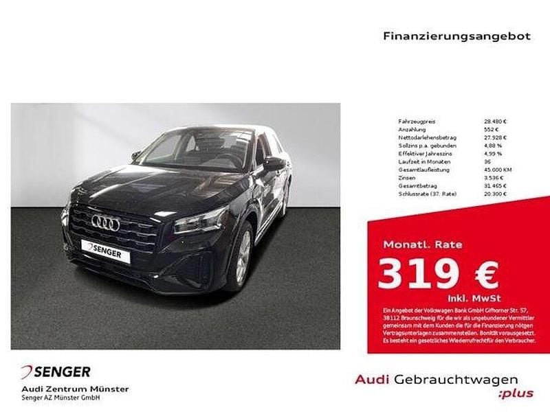 Mythosschwarz Gebraucht 2023 Audi Q2 S-Line SUV | 28.480 € (Guter Preis) - Bild 1/3