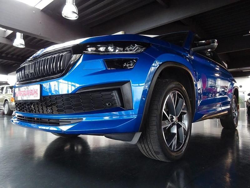 Blau Gebraucht 2022 Skoda Kodiaq SportLine SUV | 36.380 € (Fairer Preis) - Bild 1/4