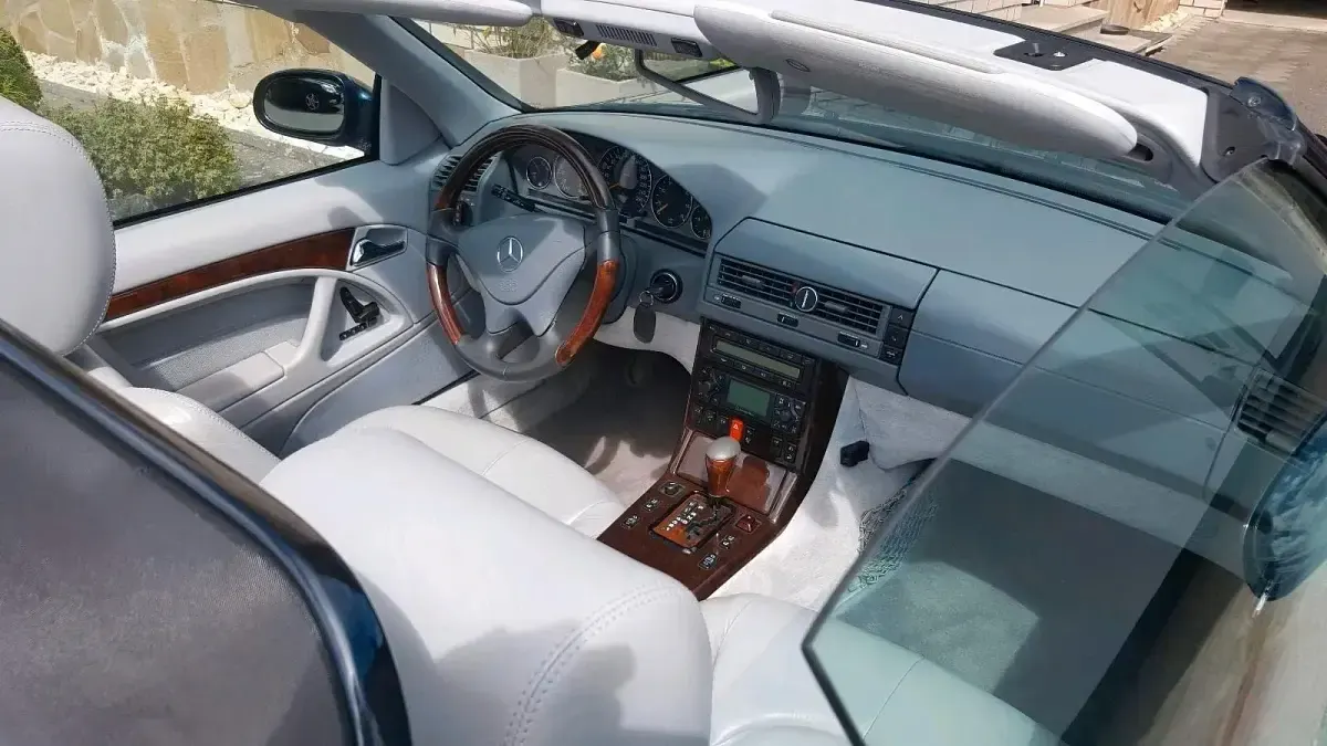 Gebraucht Mercedes SL320 224 PS (164 kW) 2000 Blau Cabrio