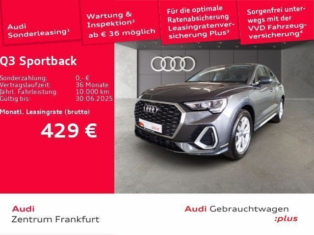 Daytonagrau perleffekt Gebraucht 2024 Audi Q3 Sportback S-Line SUV | 38.750 € (Guter Preis) - Bild 1/2