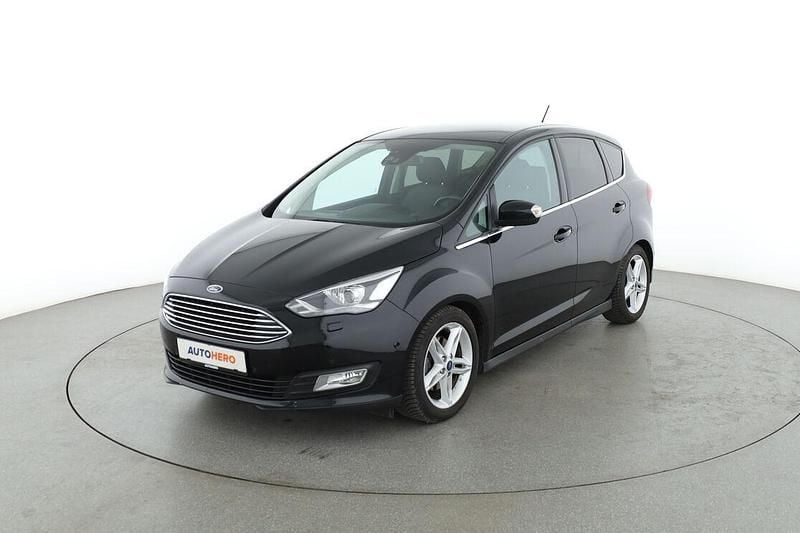 Schwarz Gebraucht 2018 Ford C-MAX Titanium Van / Kleinbus | 12.550 € (Fairer Preis) - Bild 1/3