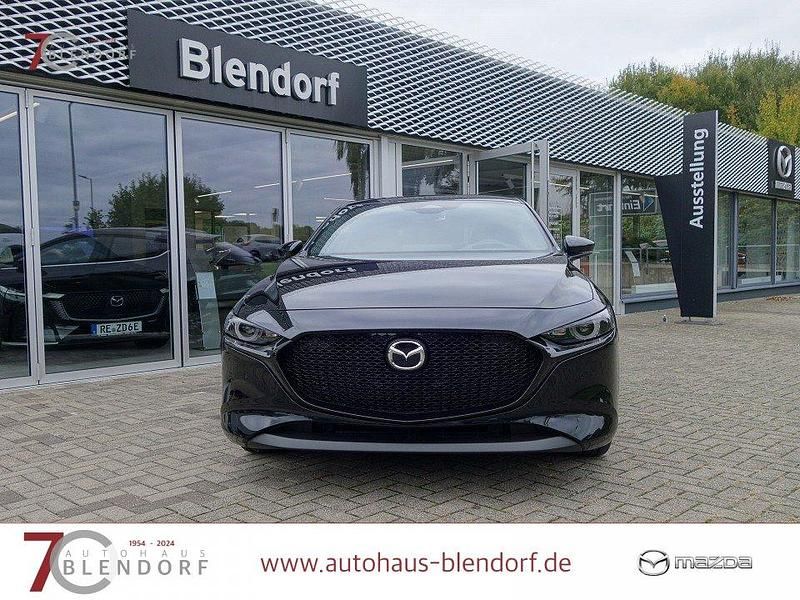 Neu Mazda 3 Exclusive 140 PS (102 kW) 2025 Jet black Limousine