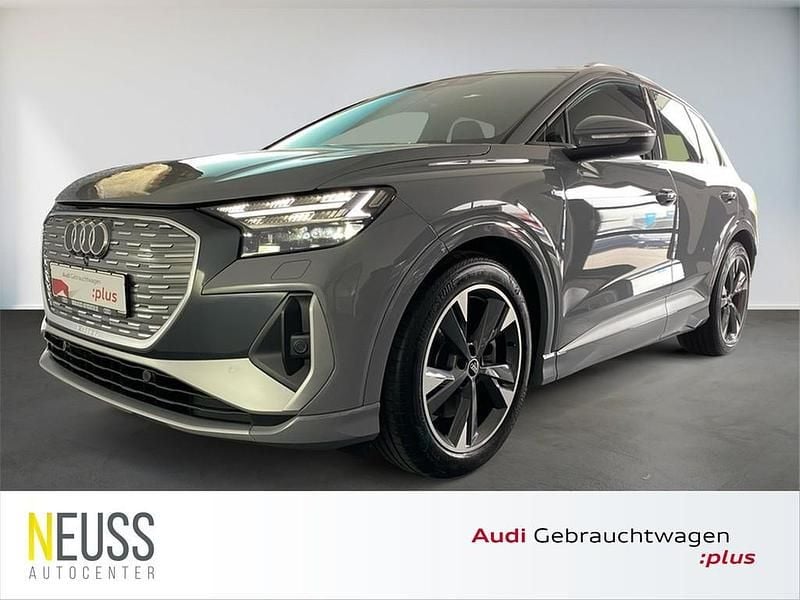 Kieselgrau Gebraucht 2022 Audi Q4 e-tron S-Line SUV | 30.950 € - Bild 1/4