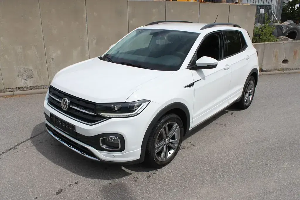Gebraucht VW T-Cross R-line 116 PS (85 kW) 2019 Weiß SUV
