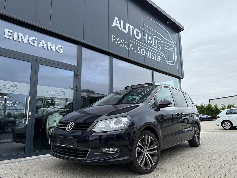 Deep black perleffekt Gebraucht 2012 VW Sharan Highline Van / Kleinbus | 14.950 € (Fairer Preis) - Bild 1/4