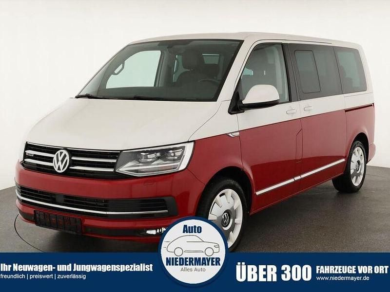 Candyweiss kirschrot Gebraucht 2019 VW T6.1 Highline Van | 40.995 € (Superpreis) - Bild 1/4
