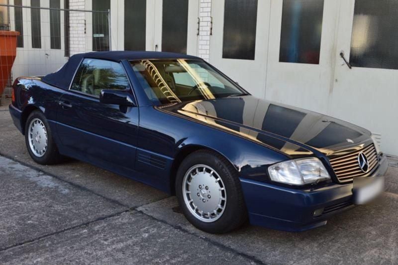 Gebraucht Mercedes SL500 326 PS (239 kW) 1992 Blau Cabrio