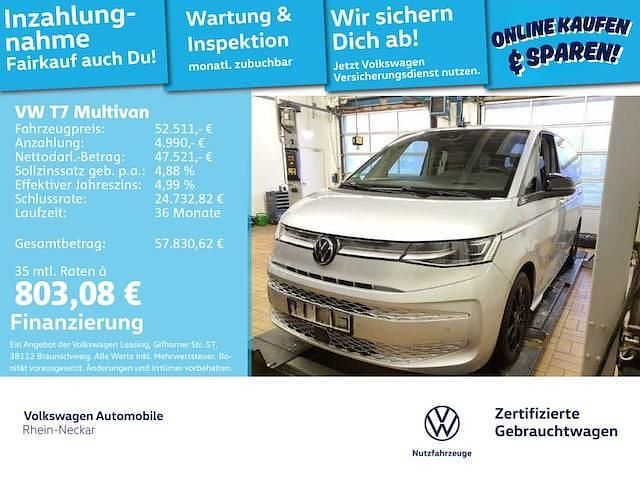 Gebraucht VW Multivan Style 150 PS (110 kW) 2022 Silber Van