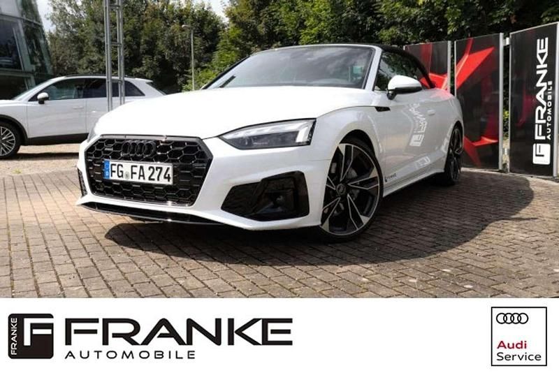 Weiß Gebraucht 2024 Audi A5 Cabriolet S-Line Cabrio | 61.900 € - Bild 1/4