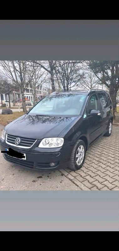 Gebraucht VW Touran 105 PS (77 kW) 2004 Schwarz Van / Kleinbus