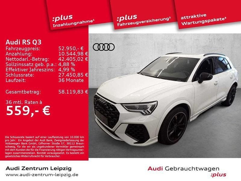 Gebraucht Audi RS Q3 Ambiente 400 PS (294 kW) 2023 Gletscherweiß metallic SUV