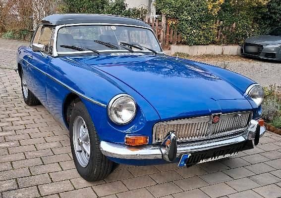 Second-hand MG B 95 CP (69 kW) 1974 Albastru Cabrio