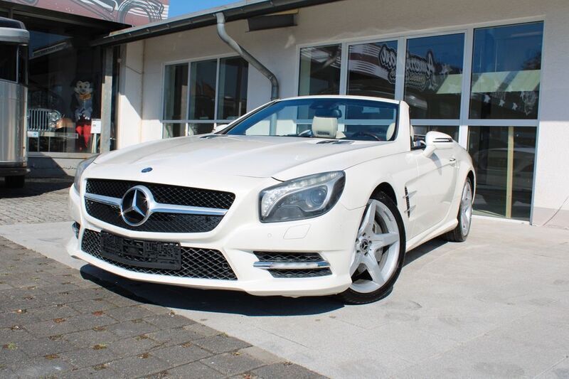 Weiß Gebraucht 2013 Mercedes SL500 AMG Cabrio | 47.999 € (Fairer Preis) - Bild 1/4