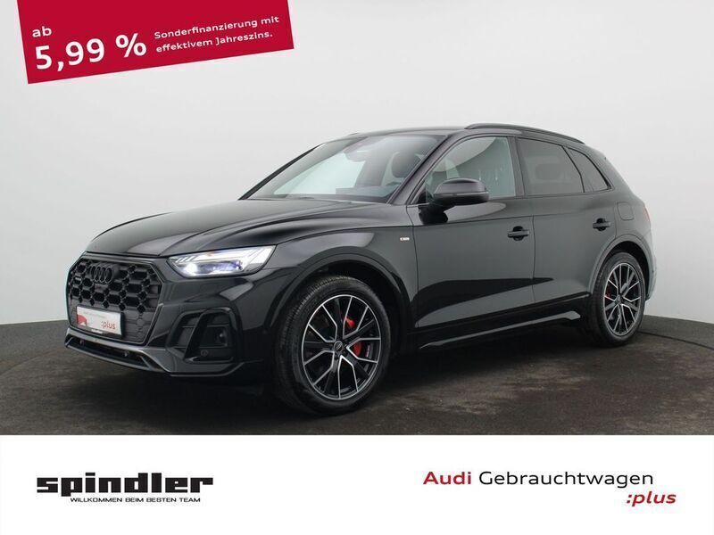 Mythosschwarz metallic Gebraucht 2023 Audi Q5 S-Line SUV | 46.480 € (Etwas zu teuer) - Bild 1/4