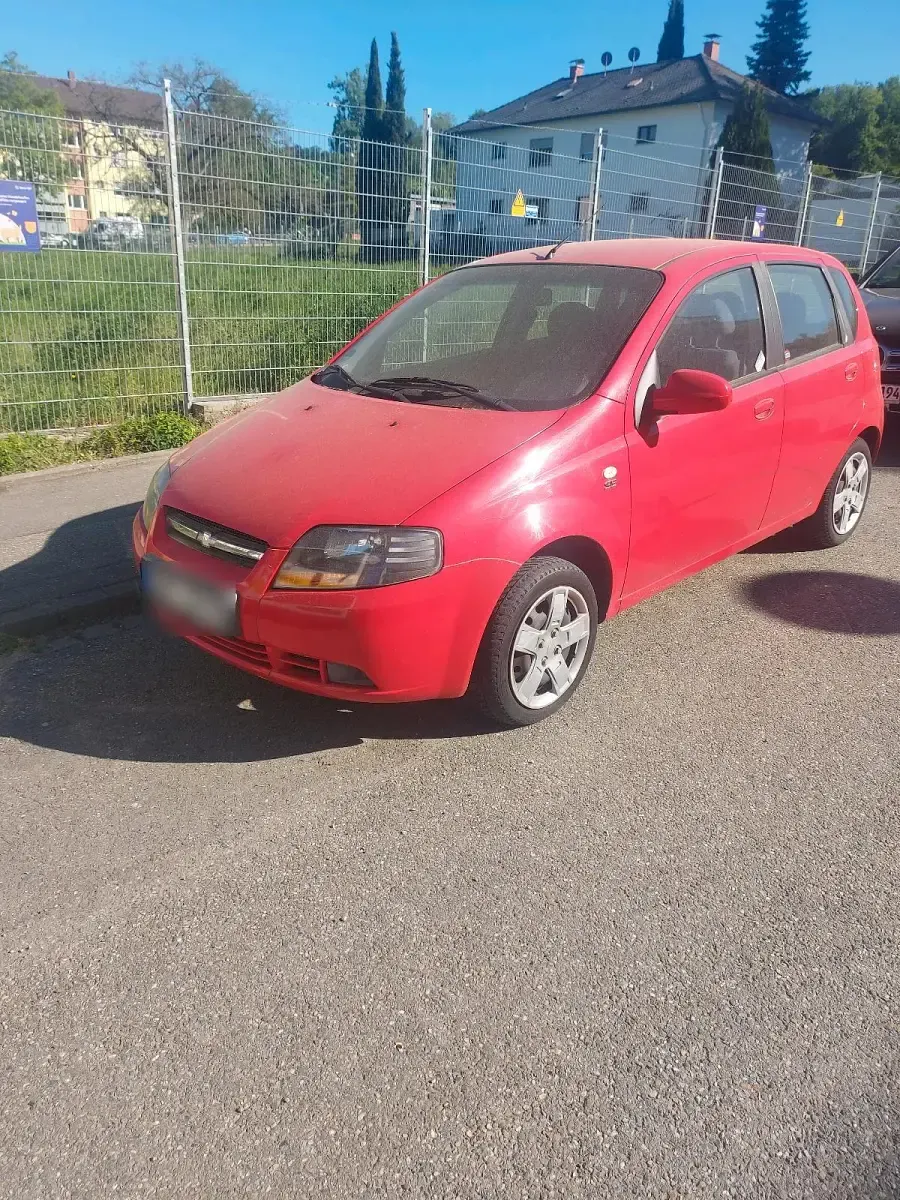 Second-hand Chevrolet Kalos 69 CP (50 kW) 2007 Roșu Hatchback