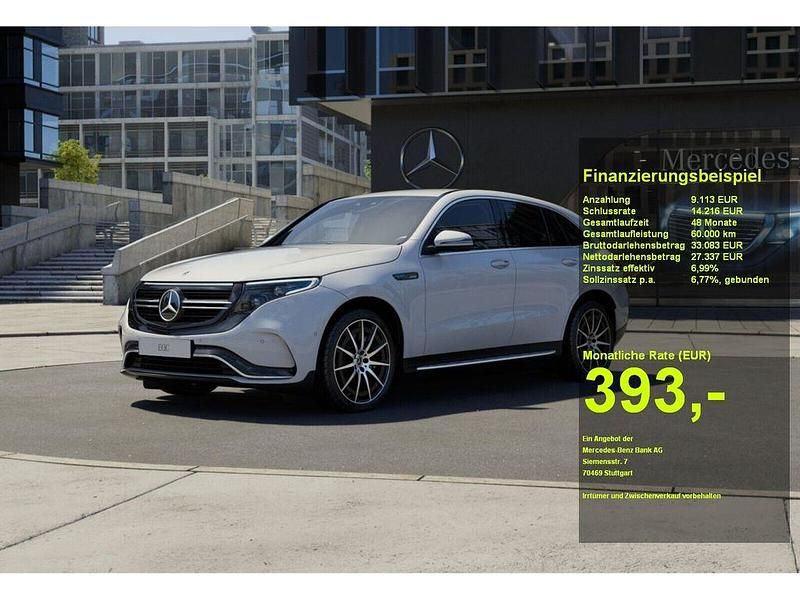 Weiß Gebraucht 2022 Mercedes EQC400 AMG line SUV | 36.100 € (Fairer Preis) - Bild 1/3