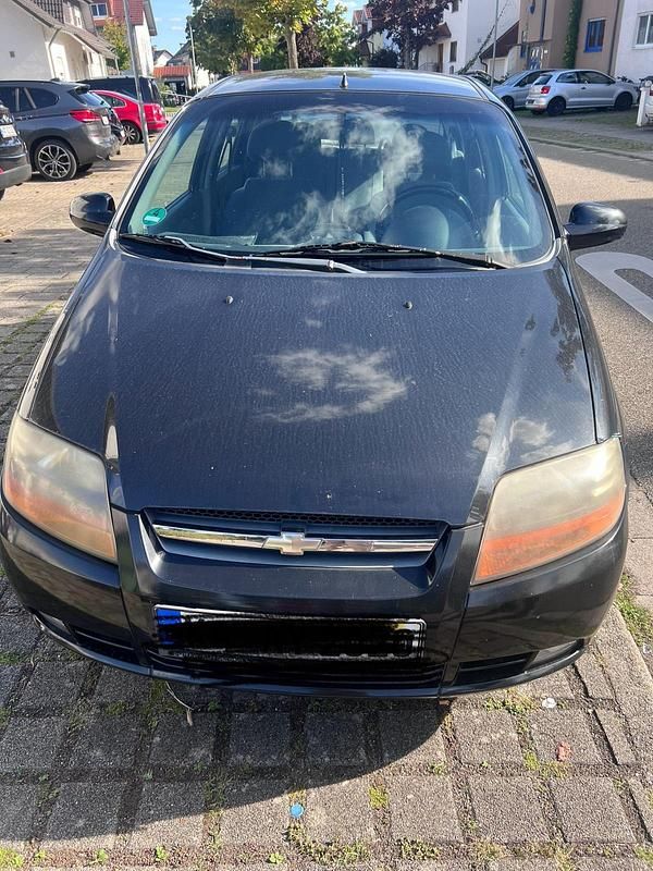 Schwarz Gebraucht 2005 Chevrolet Kalos Kleinwagen | 1.100 € (Fairer Preis) - Bild 1/4