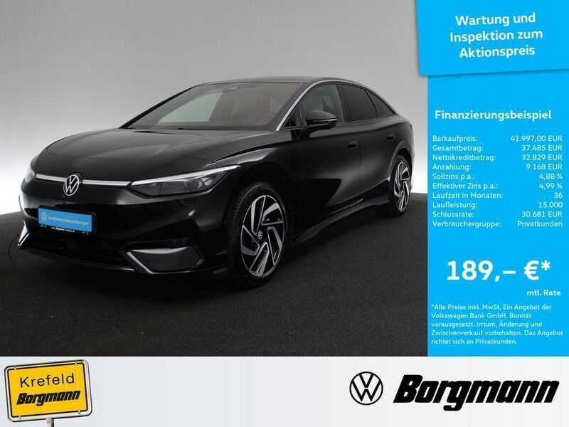 Grenadillschwarz metallic Gebraucht 2023 VW ID.7 Pro Limousine | 41.997 € (Superpreis) - Bild 1/4