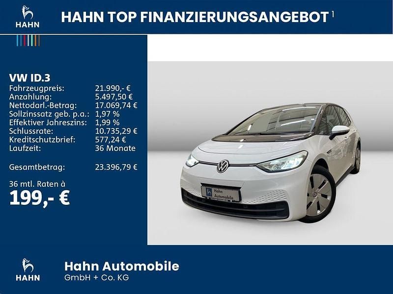 Gebraucht VW ID.3 Pro 106 kW (145 PS) 2022 Gletscherweiß metallic Kleinwagen