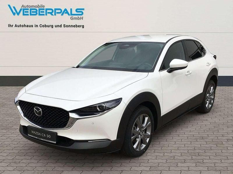 Snowflake white pearl Neu 2024 Mazda CX-30 Exclusive-Line SUV | 27.900 € - Bild 1/4