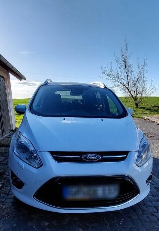 Gebraucht Ford C-MAX Titanium 125 PS (91 kW) 2013 Weiß Van / Kleinbus