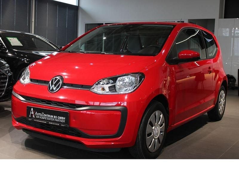 Rot Gebraucht 2021 VW up! Basis Kleinwagen | 5.799 € (Guter Preis) - Bild 1/4