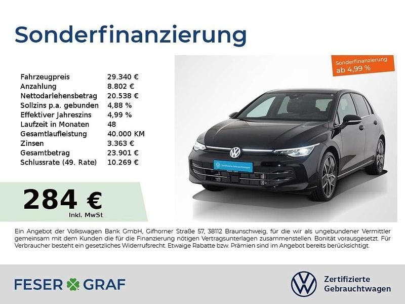 Schwarz Gebraucht 2024 VW Golf Edition Limousine | 28.880 € (Fairer Preis) - Bild 1/1