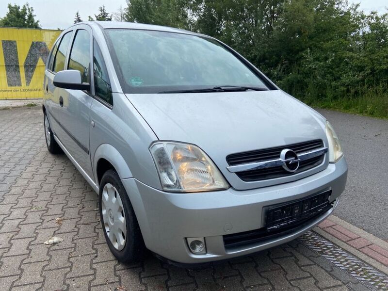 Silber Gebraucht 2005 Opel Meriva Enjoy Van / Kleinbus | 1.299 € (Guter Preis) - Bild 1/4