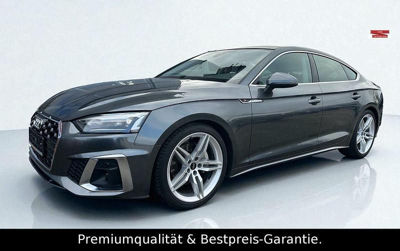 Grau Gebraucht 2021 Audi A5 Sportback S-Line Kleinwagen | 28.490 € (Guter Preis) - Bild 1/4