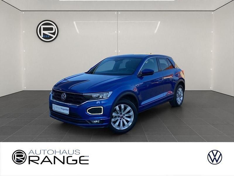 Blau Gebraucht 2022 VW T-Roc Sportline SUV | 25.980 € (Teuer) - Bild 1/4