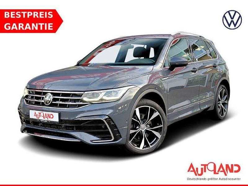 Grau Gebraucht 2021 VW Tiguan R-line SUV | 36.490 € (Etwas zu teuer) - Bild 1/4