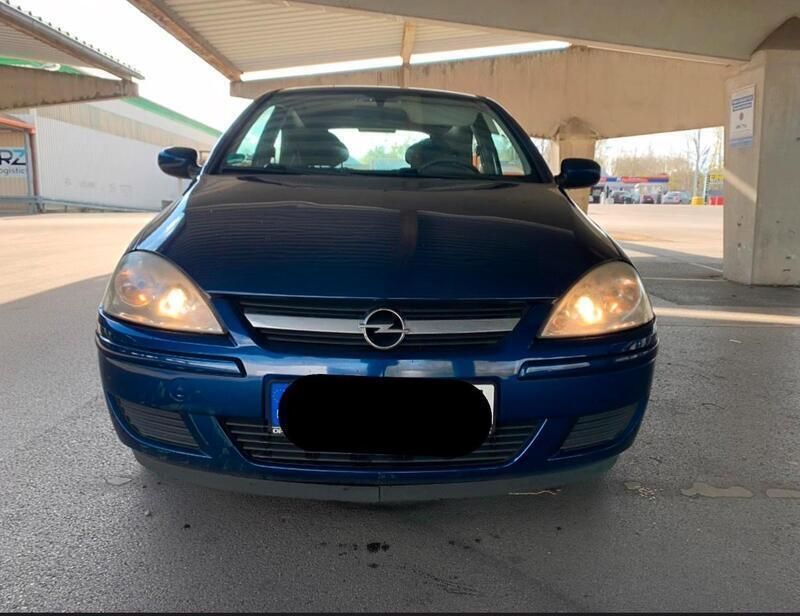 Blau Gebraucht 2006 Opel Corsa Kleinwagen | 500 € (Superpreis) - Bild 1/4