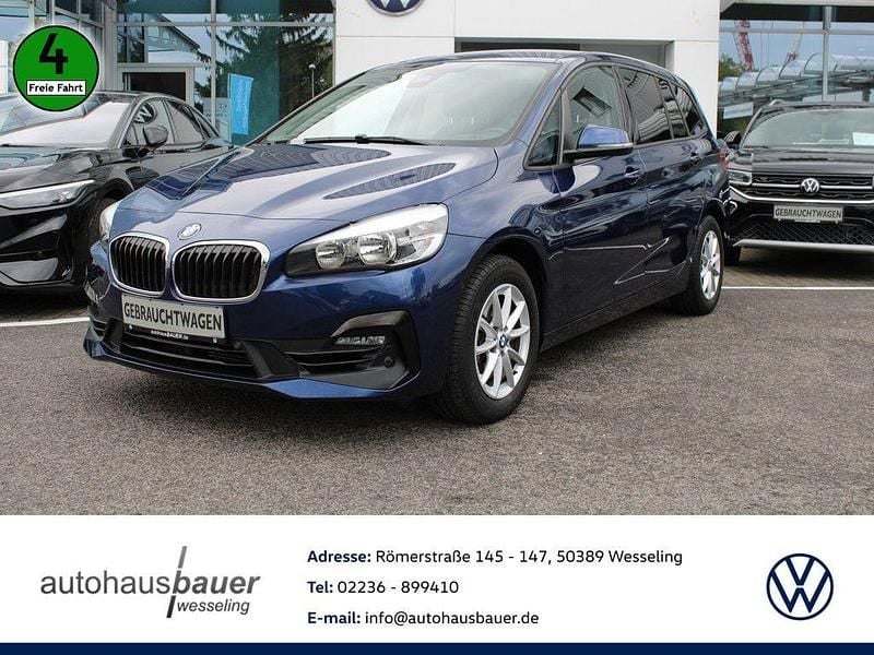 Blau Gebraucht 2018 BMW 218 Gran Tourer Van / Kleinbus | 16.280 € (Fairer Preis) - Bild 1/4