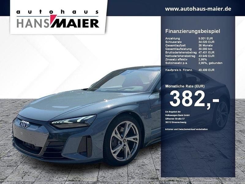 Kemoragrau metallic Gebraucht 2021 Audi e-tron GT quattro Sport Limousine | 49.499 € (Guter Preis) - Bild 1/4