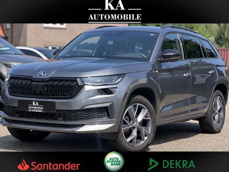 Grau Gebraucht 2022 Skoda Kodiaq SportLine SUV | 39.999 € (Teuer) - Bild 1/4