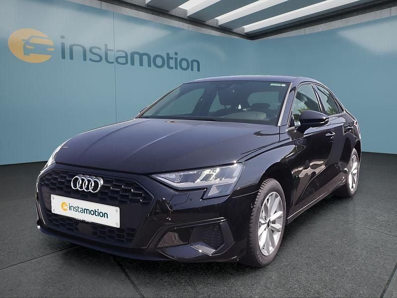 Schwarz Gebraucht 2022 Audi A3 Limousine | 19.499 € (Guter Preis) - Bild 1/4