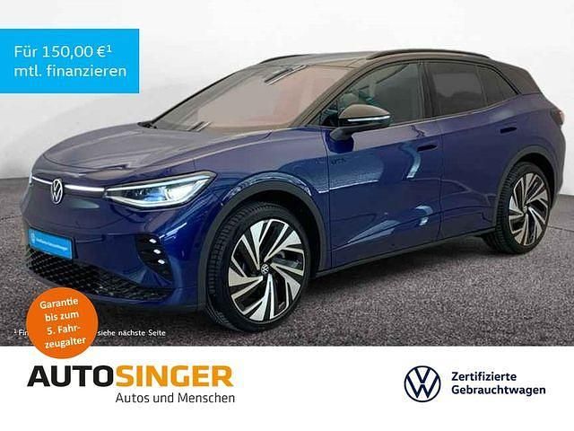 Blue dusk metallic Gebraucht 2024 VW ID.4 GTX SUV | 44.880 € (Superpreis) - Bild 1/3