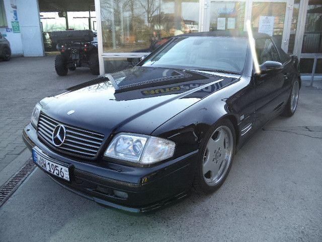 Gebraucht Mercedes SL320 224 PS (164 kW) 2003 Schwarz Cabrio