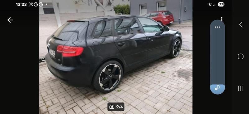 Gebraucht Audi A3 Sportback 160 PS (117 kW) 2008 Schwarz Kleinwagen