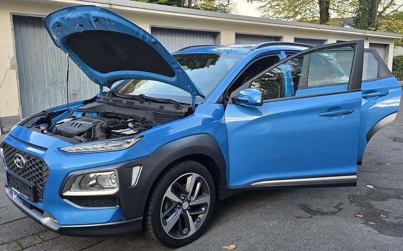 Blau Gebraucht 2019 Hyundai Kona Premium SUV | 14.900 € (Fairer Preis) - Bild 1/4