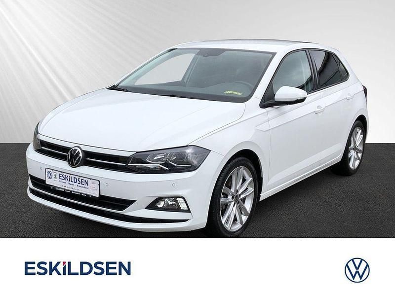 Pure white (weiß) Gebraucht 2021 VW Polo Highline Limousine | 15.980 € (Fairer Preis) - Bild 1/4