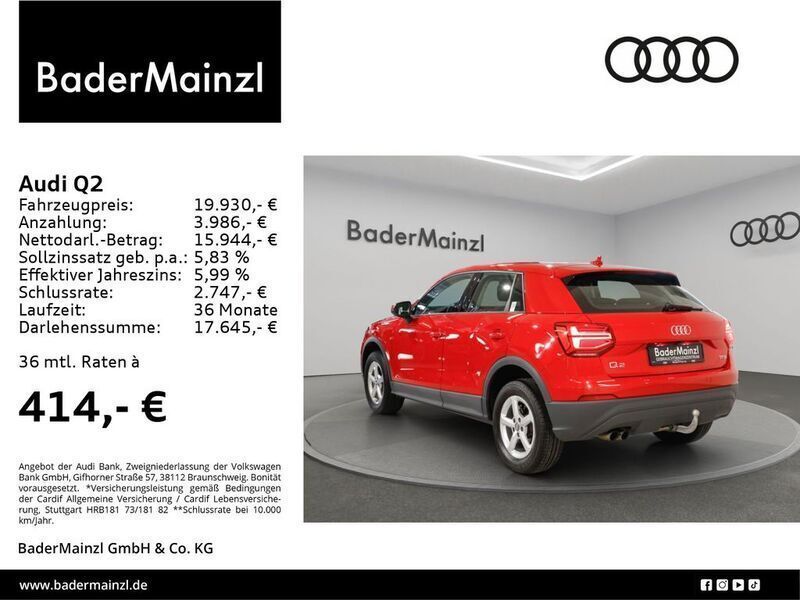 Gebraucht Audi Q2 Design 150 PS (110 kW) 2017 Tangorot metallic SUV