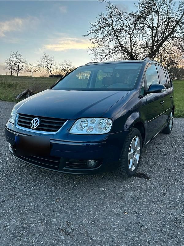 Gebraucht VW Touran Highline 105 PS (77 kW) 2004 Blau Van / Kleinbus
