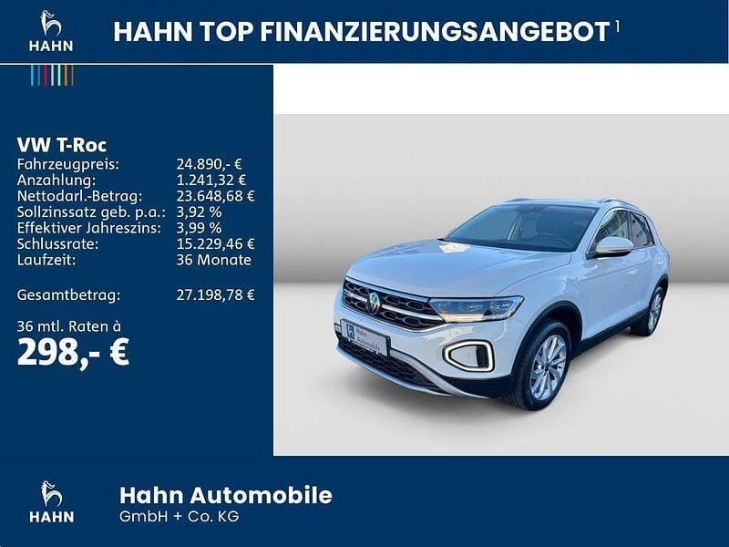 Gebraucht VW T-Roc Style 150 PS (110 kW) 2023 Weiß SUV