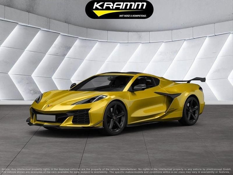 Neu Corvette Z06 646 PS (475 kW) 2025 Gelb Cabrio