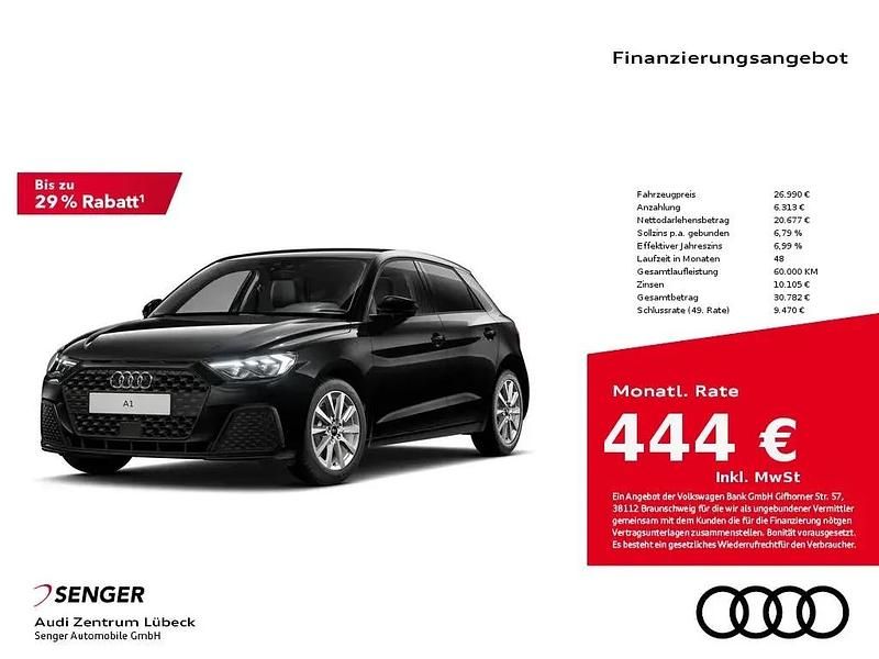 Mythosschwarz Neu 2025 Audi A1 Sportback Kleinwagen | 26.990 € (Guter Preis) - Bild 1/1