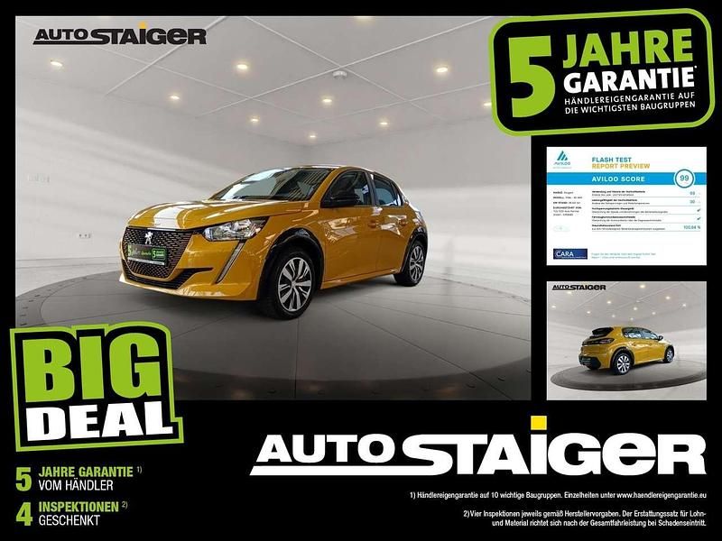 Lack gelb faro/typ aussenverkl Gebraucht 2022 Peugeot e-208 Active Kleinwagen | 15.299 € (Fairer Preis) - Bild 1/4