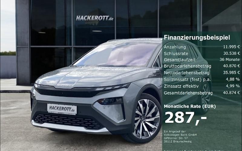 Grau Gebraucht 2025 Skoda Elroq Suite SUV | 47.980 € (Etwas zu teuer) - Bild 1/4