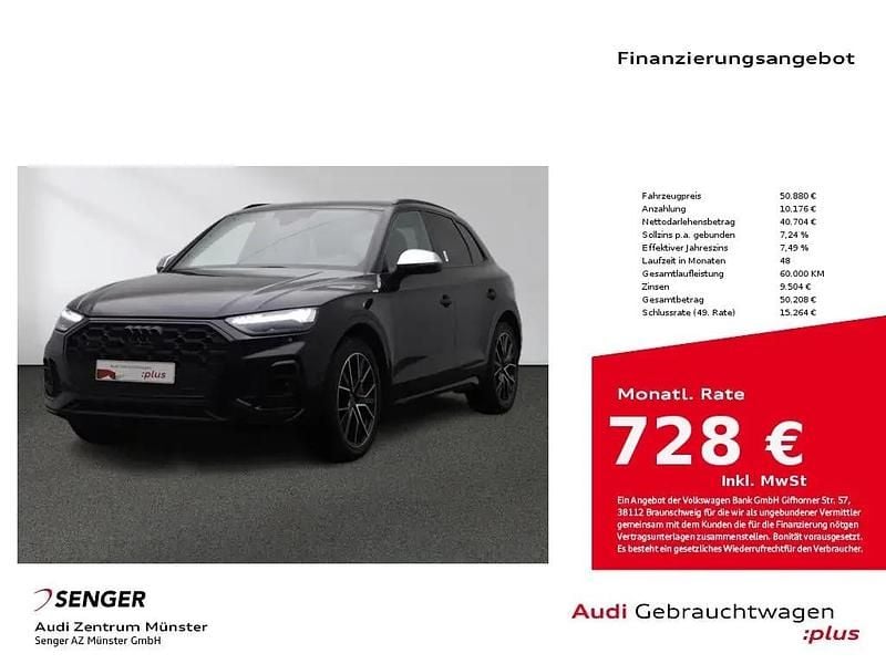 Schwarz Gebraucht 2022 Audi SQ5 Ambiente SUV | 50.880 € (Fairer Preis) - Bild 1/1